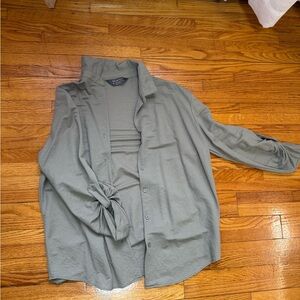 Primark Women's Olive Button Down Shirt